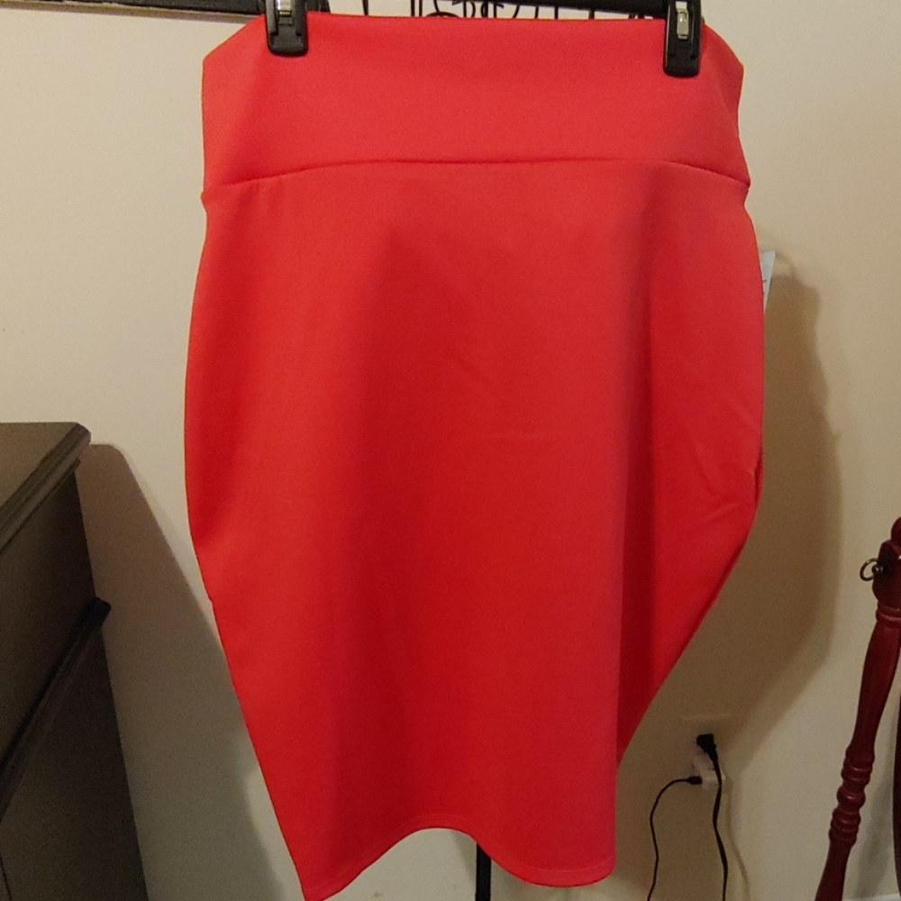 Fuchsia Pencil Skirt